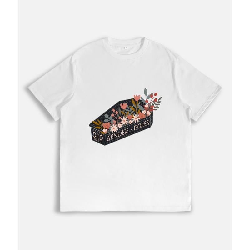 Fashion - Forward T - Shirt with Empowering Message: "RIP Gender Roles" Hoodie, Sweatshirt | UrbanDripWear.com