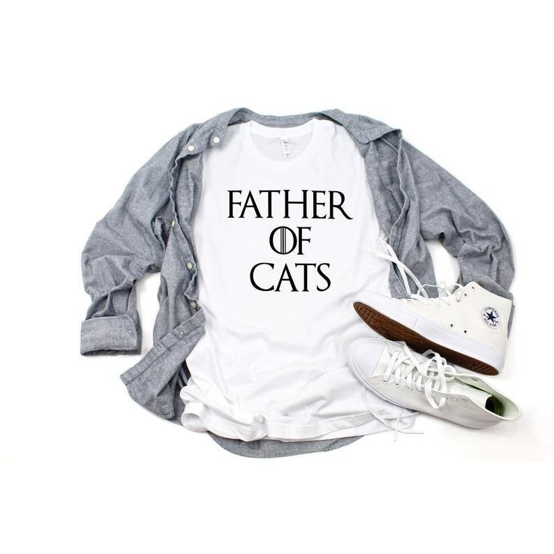 Father Of Cats Shirt, Mens Cat Shirt, Cat Dad Shirt, Cat Daddy T Shirt, Funny Cat Shirt, Cat Lover Gift, Father's Day...