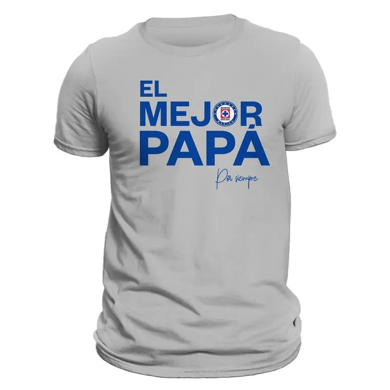 Father's Day Cruz Azul El Mejor Papá Por Siempre T-Shirt Casual Classic Hoodie, Sweatshirt | UrbanDripWear.com
