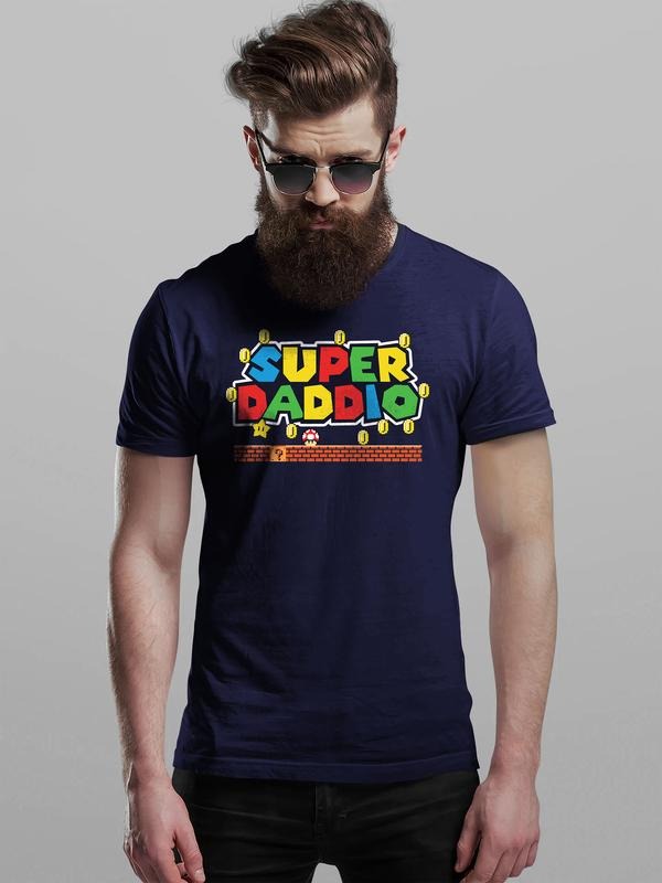 Fathers Day T Shirt Super Daddio Gamer Dad Fun Gift Novelty T-shirts Hoodie, T-shirt and sweater Sweatshirt