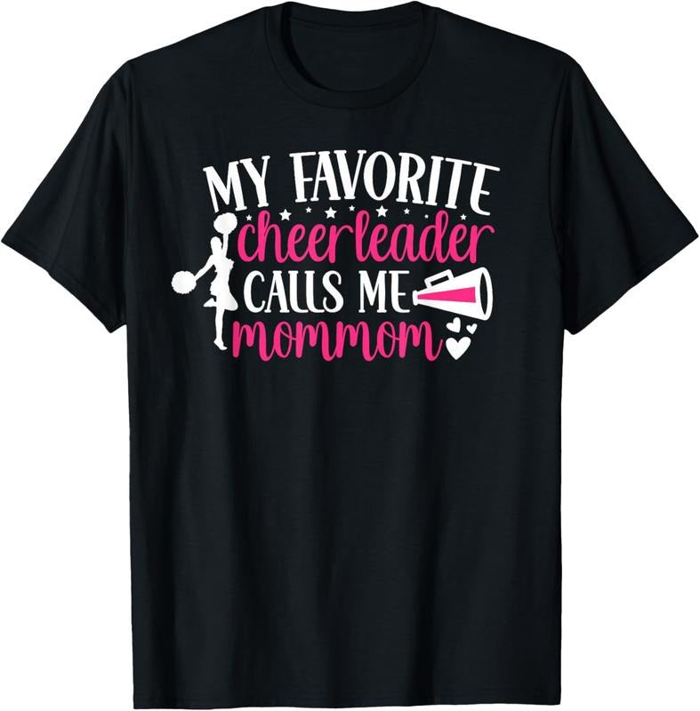 Favorite Cheerleader Calls Me Mommom Cheer Mommom Grandma T-Shirt Cotton Fit Hoodie, Sweatshirt | UrbanDripWear.com