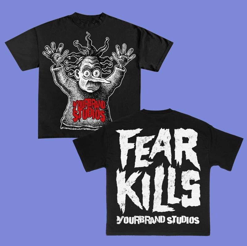 Feak Kils Y2k TShirt Style Hip Hop Streetwear Rap Tee, Cotton Tee Menswear Hoodie, Sweatshirt | UrbanDripWear.com