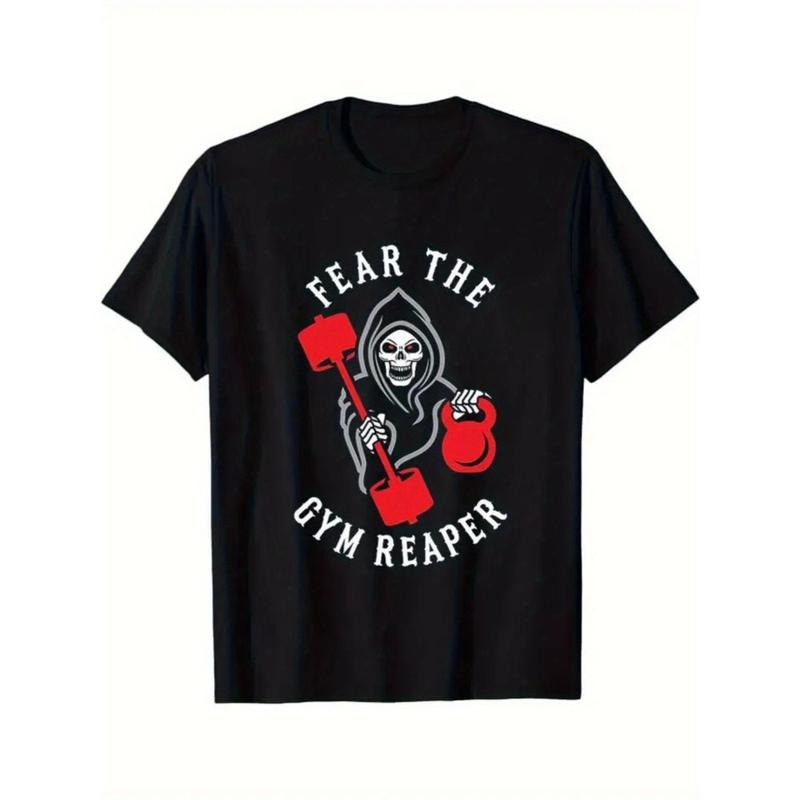 Fear of Fitness Death Halloween Fitness Classic T-Shirt Made in USA Hoodie, Sweatshirt | UrbanDripWear.com