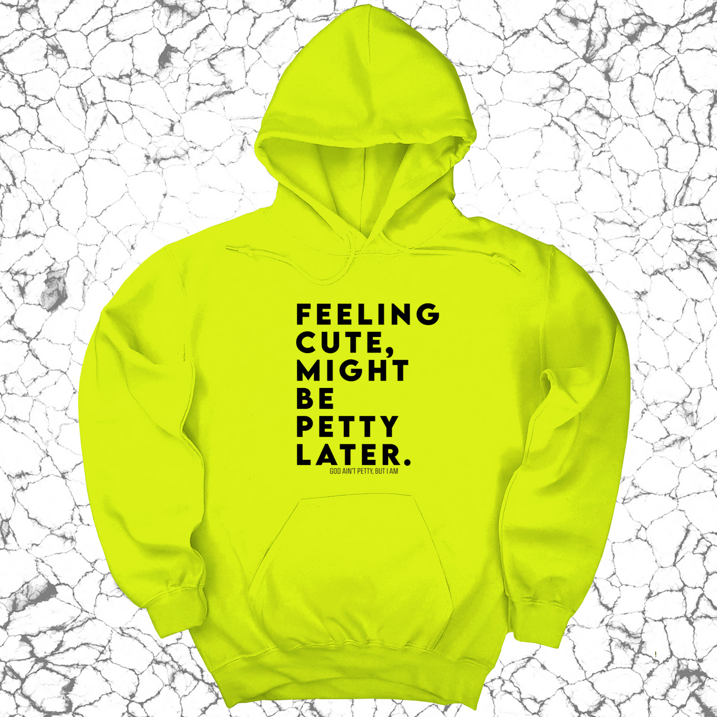 Feeling cute, might be petty later Unisex Hoodie