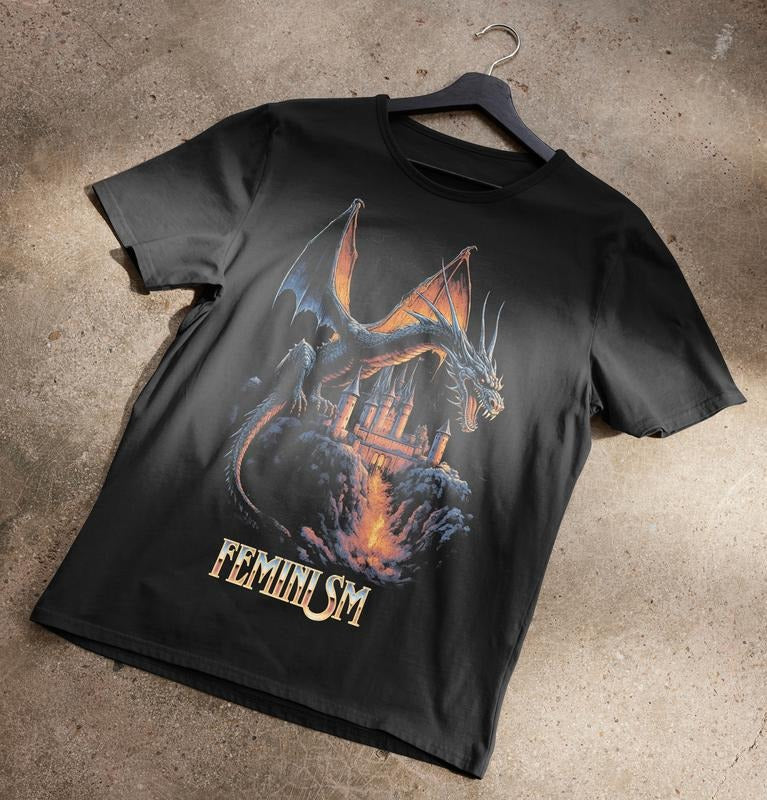Feminism Dragon Fantasy  T-shirt, sweater and Hoodie Sweatshirt | UrbanDripWear.com