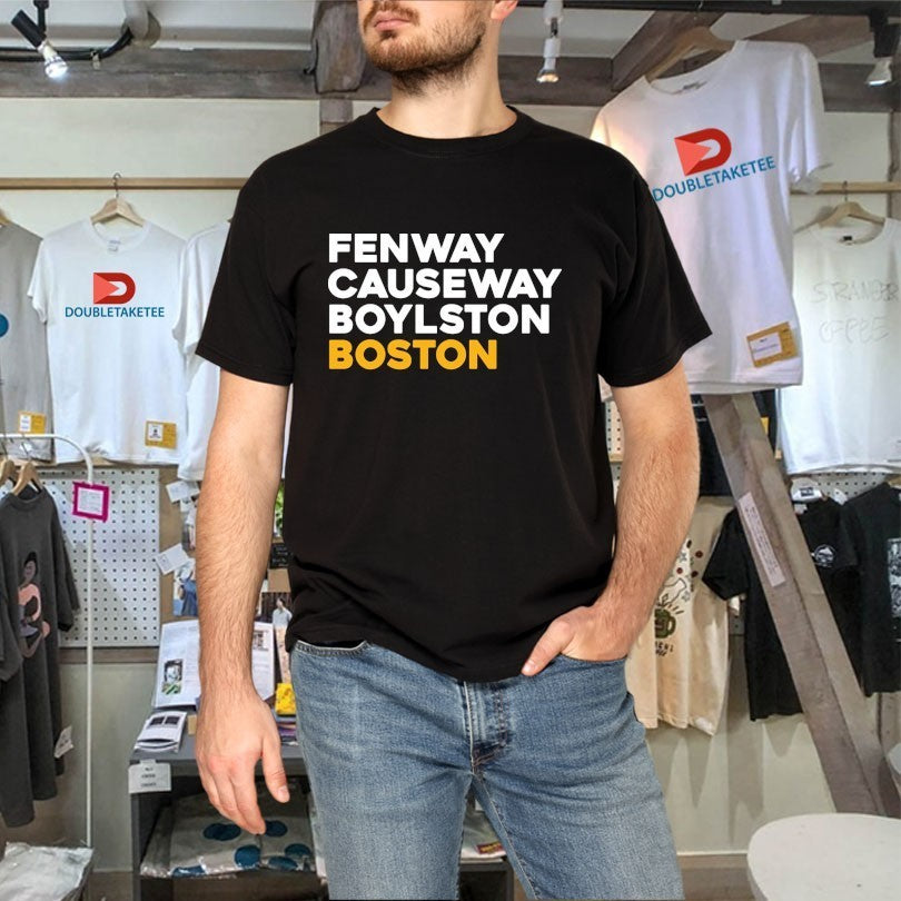 Fenway Causeway Boylston Boston Bruins Shirts