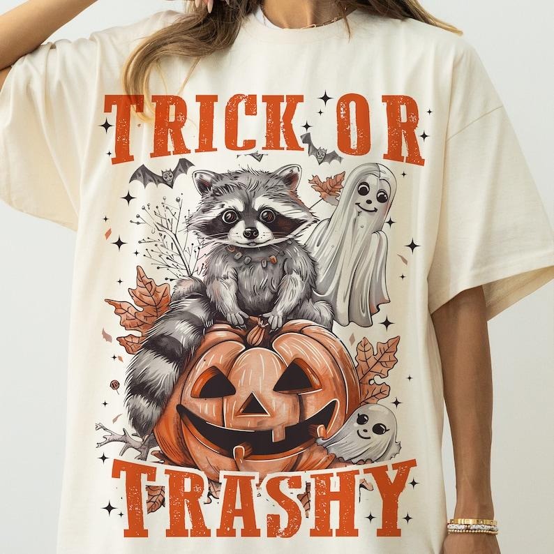 Feral Girl Halloween Shirt, Trick or trashy Shirt, feral Shirt, Halloween Shirt designs, Funny Shirt, Funny halloween...