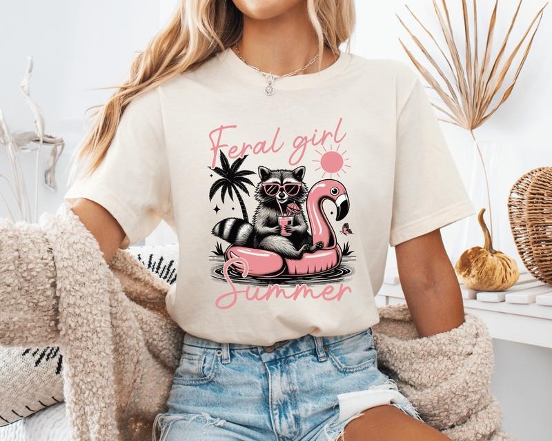 Feral Girl Summer Unisex Shirt, Feral Summer Unisex TShirt Hoodie, Sweatshirt | UrbanDripWear.com