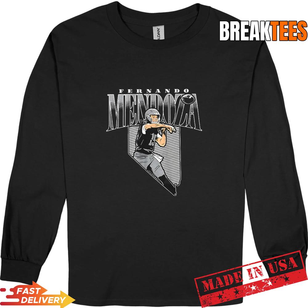 Fernando Mendoza Las Vegas Raiders 2026 NFL Draft State Star T-Shirt