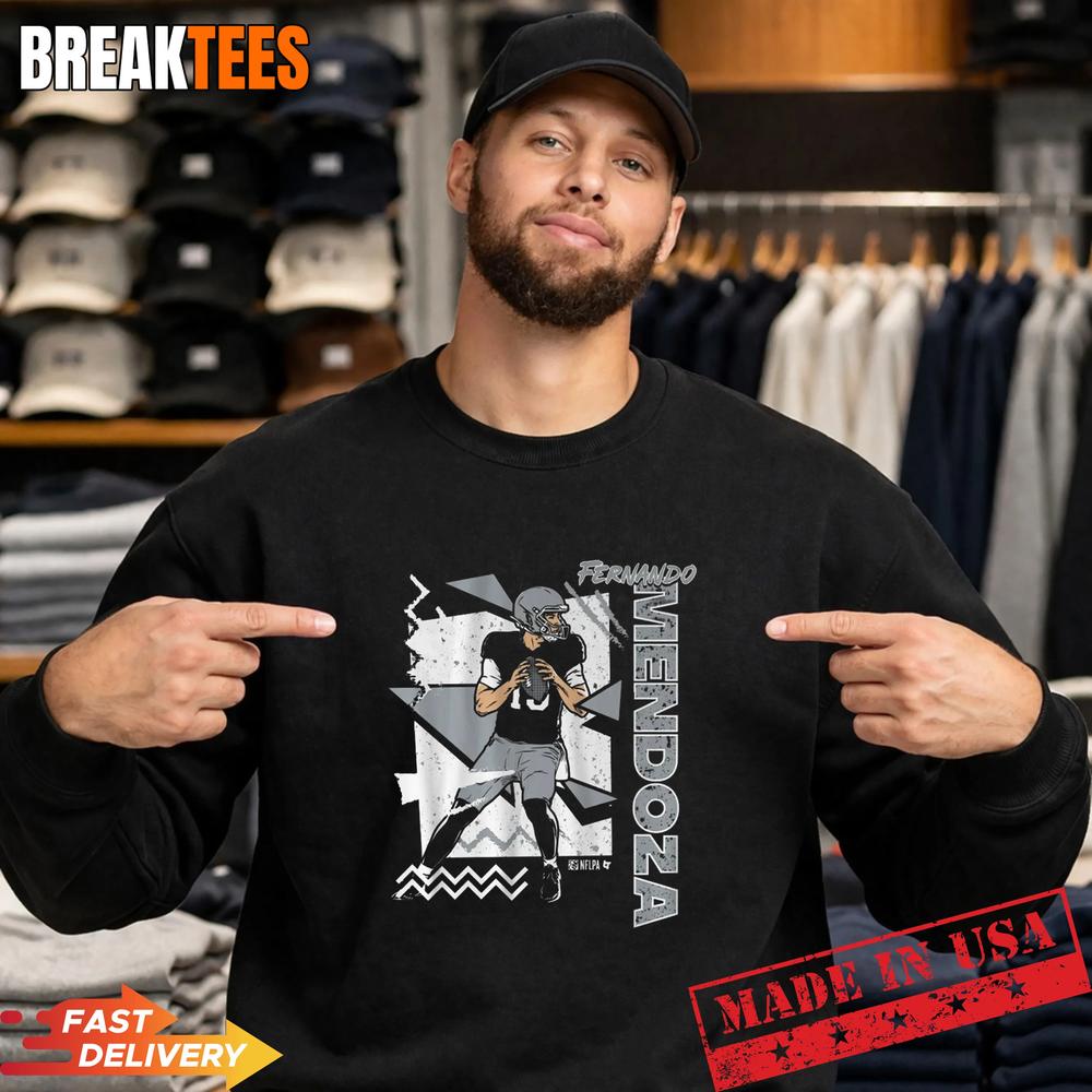 Fernando Mendoza Vegas 90s Style NFLPA Shirt