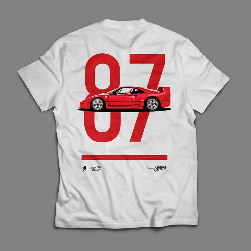 Ferrariii F40 T-Shirt, Unisex, Supercar T-Shirt, Car Enthusiast Shirt, Car Clothing Hoodie, Sweatshirt | UrbanDripWear.com