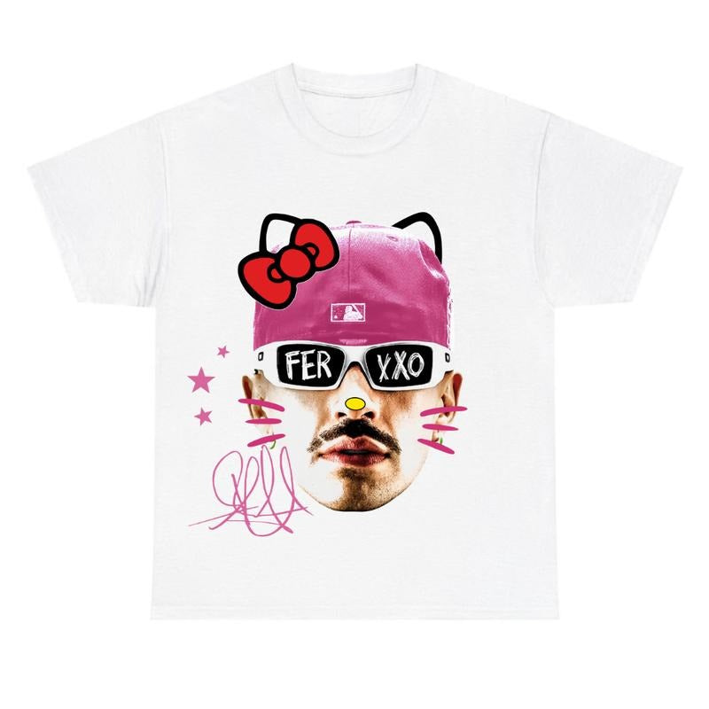 Ferxxooo Red Kitty Shirt Hoodie, Sweatshirt | UrbanDripWear.com