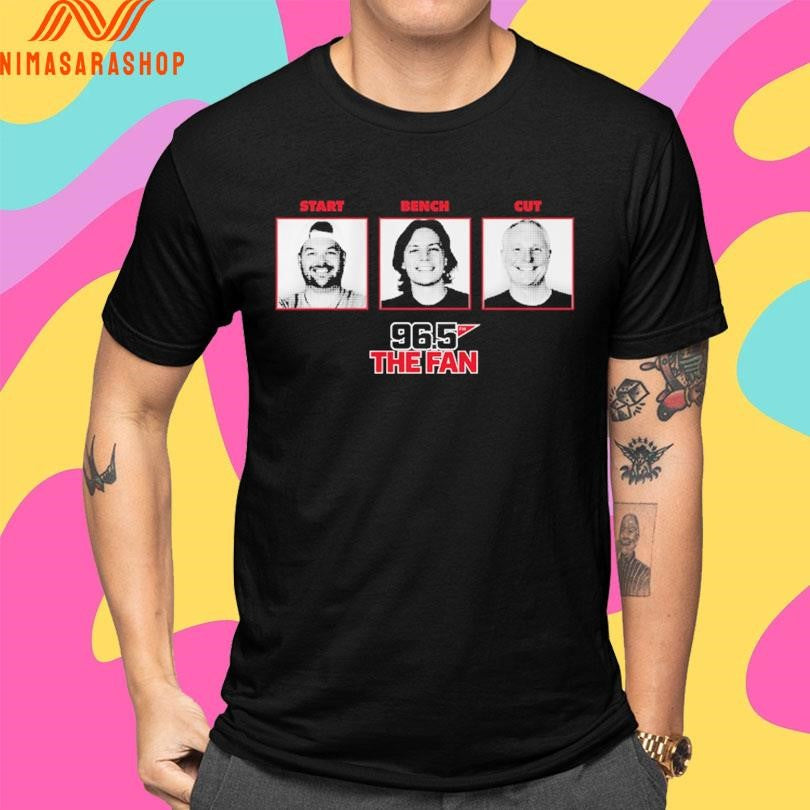 Fescoe And Dusty Start Bench Cut 96.5 The Fan Shirts