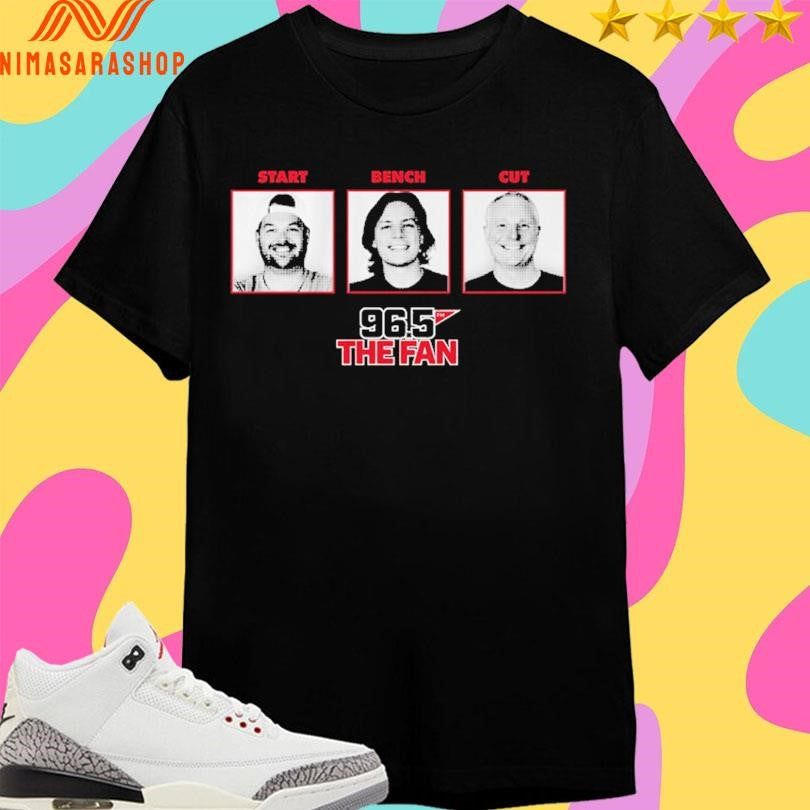 Fescoe And Dusty Start Bench Cut 96.5 The Fan Shirts