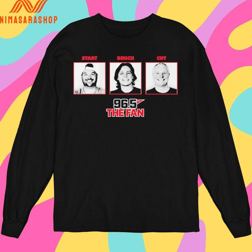 Fescoe And Dusty Start Bench Cut 96.5 The Fan Shirts