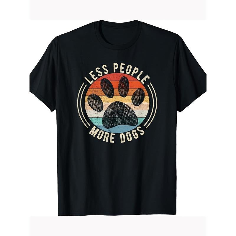 Fewer dog lovers More Dog T-shirt  100% cotton T-shirt Made in USA Hoodie, Sweatshirt | UrbanDripWear.com