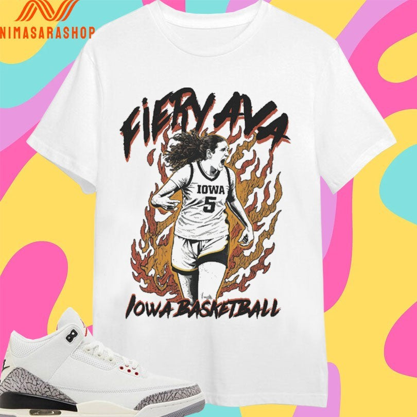 Fiery Ava Heiden Iowa Hawkeyes Women’s Basketball Shirts