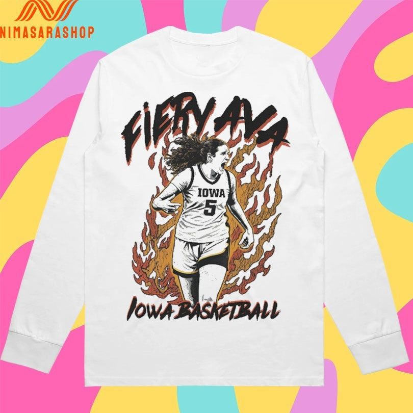 Fiery Ava Heiden Iowa Hawkeyes Women’s Basketball Shirts
