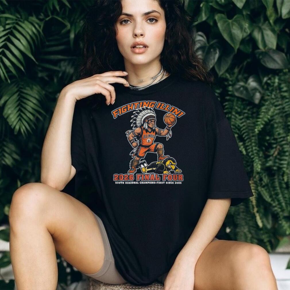 Fighting Illini 2026 Final Four South Regional Champions Basketball T Shirt