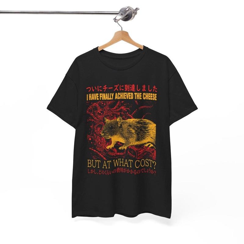 Finally Achieved the Cheese Rat T-Shirt Hoodie, Sweatshirt | UrbanDripWear.com