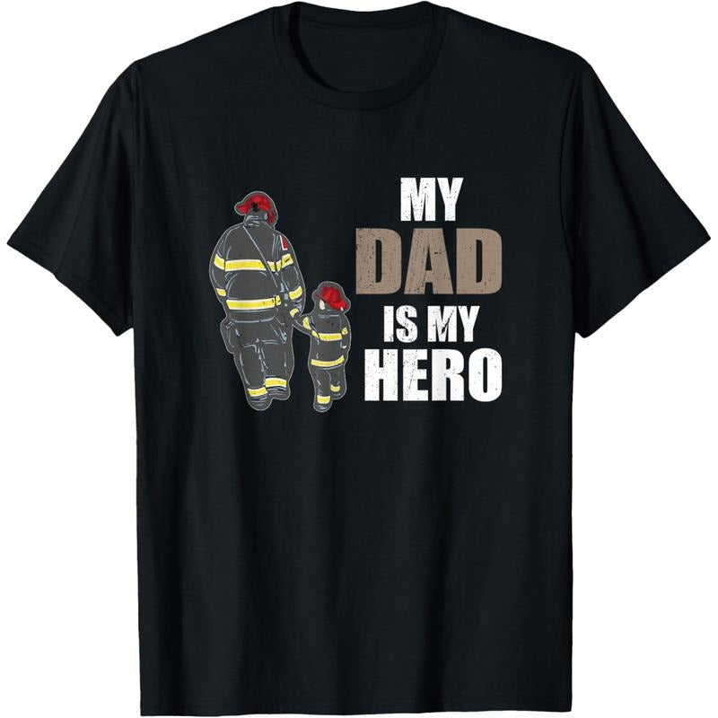Fire brigade Mein Papa ist mein Held My Dad is my Hero T-Shirt Hoodie, Sweatshirt | UrbanDripWear.com