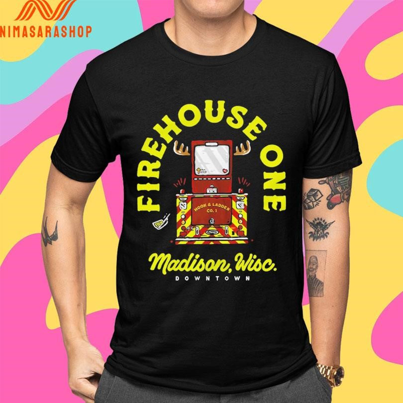 Firehouse One Madison Wisc Downtown Shirts