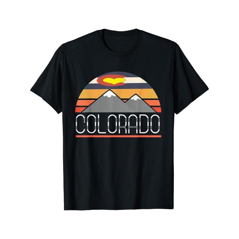 Flag Mountain, Colorado retro retro men's T-shirt Made in USA Hoodie, Sweatshirt | UrbanDripWear.com