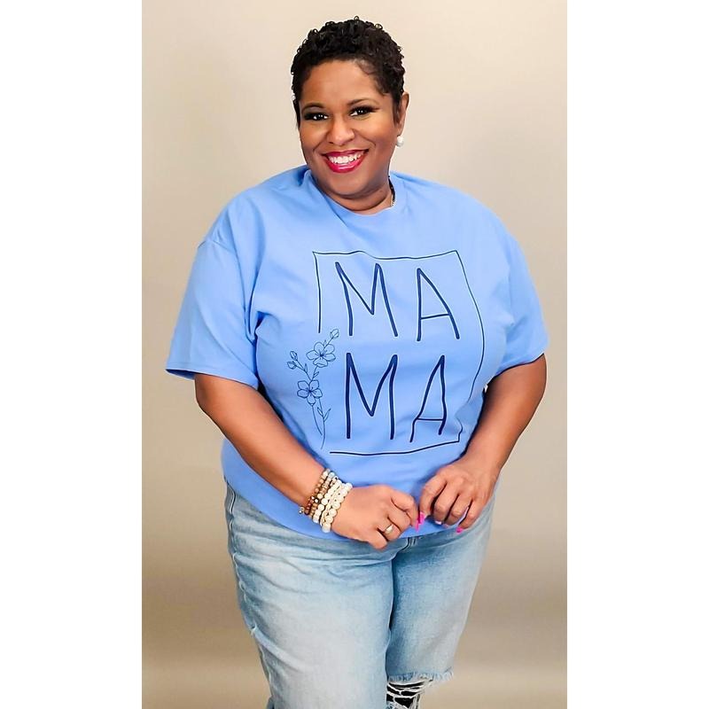 Floral Mama Graphic T-Shirt Hoodie, Sweatshirt | UrbanDripWear.com