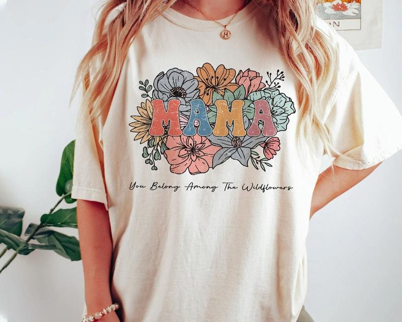 Floral Mama Shirt, Mother's Day Gift, Gift For Mom Best Price Hoodie, Sweatshirt | UrbanDripWear.com