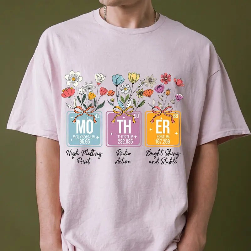 Floral Mother T-shirt, Mother's Day Shirt, Mother Elements Sweatshirt, Mothers Day Gift Hoodie | UrbanDripWear.com