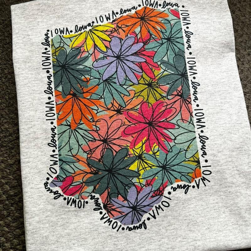 Pick Your State/Floral Vintage State Tshirt Hoodie, Sweatshirt | UrbanDripWear.com
