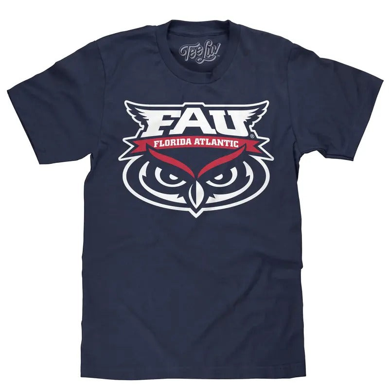 Florida Atlantic University Owls T-Shirt - Navy Blue Hoodie, Sweatshirt | UrbanDripWear.com