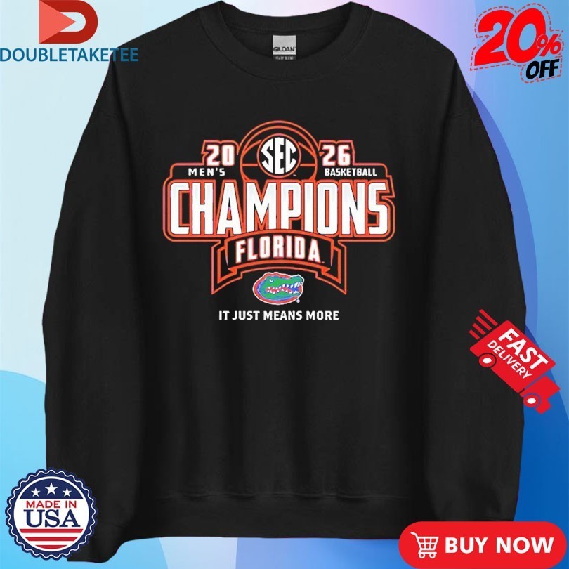 Florida Gators 2026 SEC Men’s Basketball Regular Season Champions It Just Means More Shirts