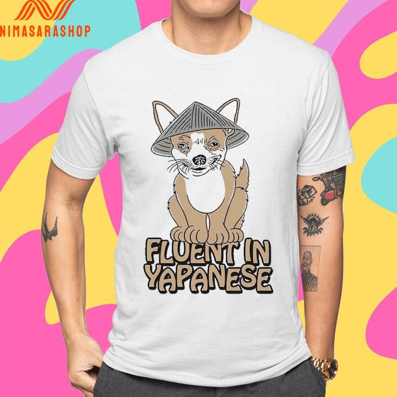 Fluent In Yapanese Dog Shirts