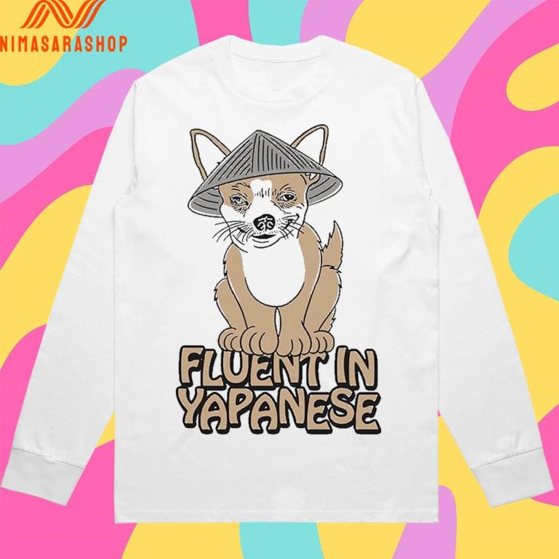 Fluent In Yapanese Dog Shirts