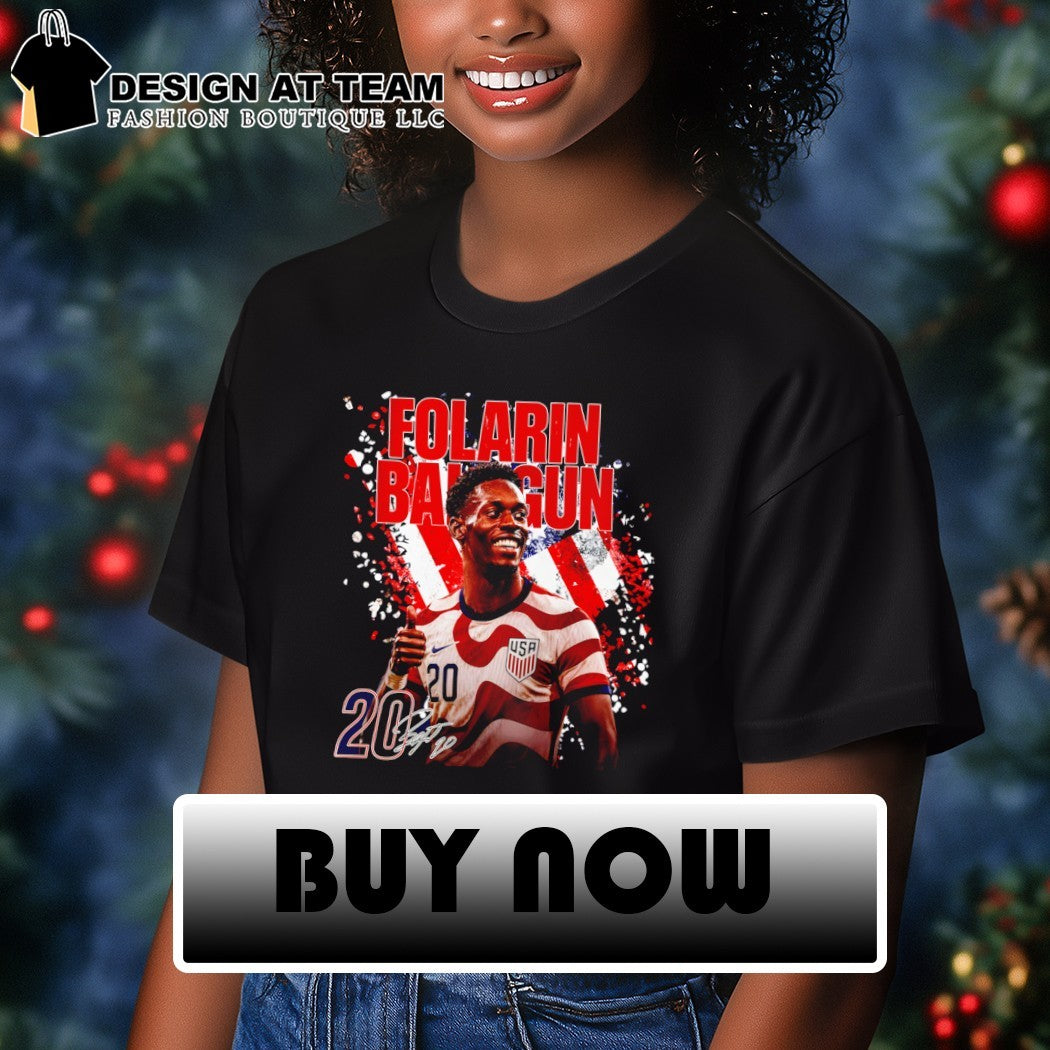 Folarin Balogun 20 USA Soccer World Cup 2026 signature shirt