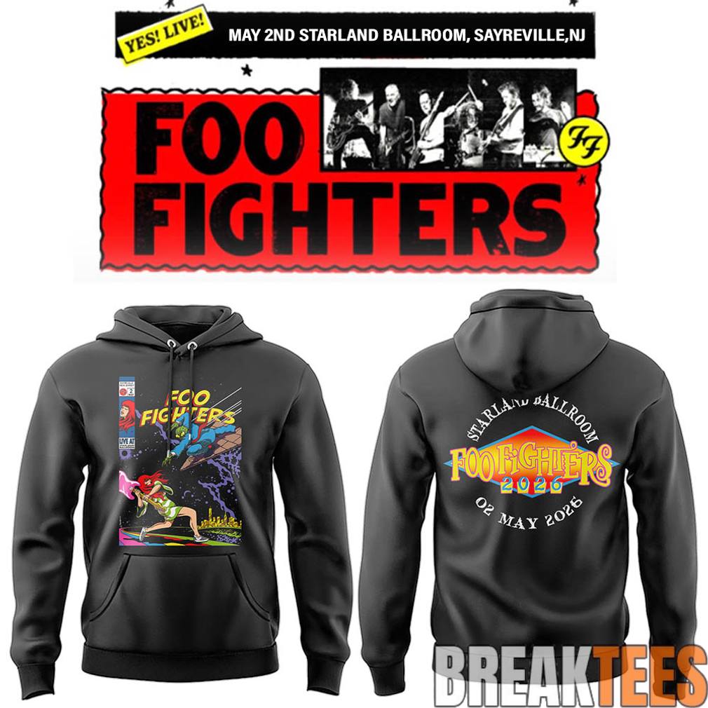 Foo Fighters Secret NJ Show Hoodie