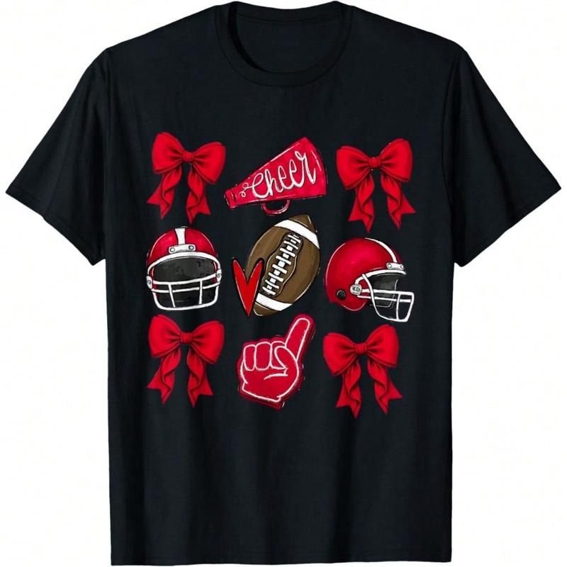 Football Coquette Bow Football Mom Game Day Women Girls T-Shirt Hoodie, Sweatshirt | UrbanDripWear.com
