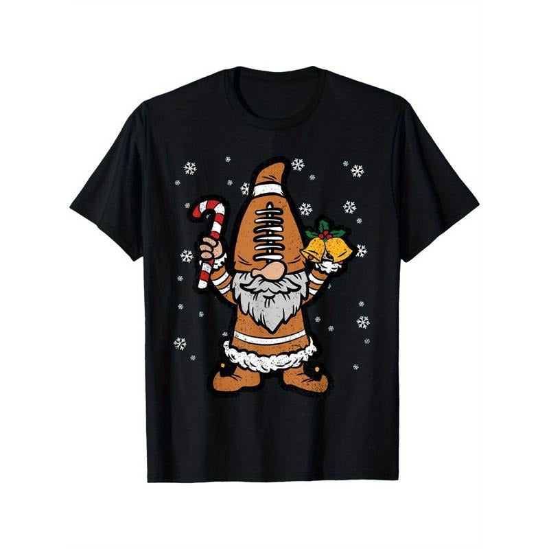 Football Gnome Christmas X-Mas Candy Cane Sport Snowflakes men T-Shirt made in usa Hoodie, Sweatshirt | UrbanDripWear.com
