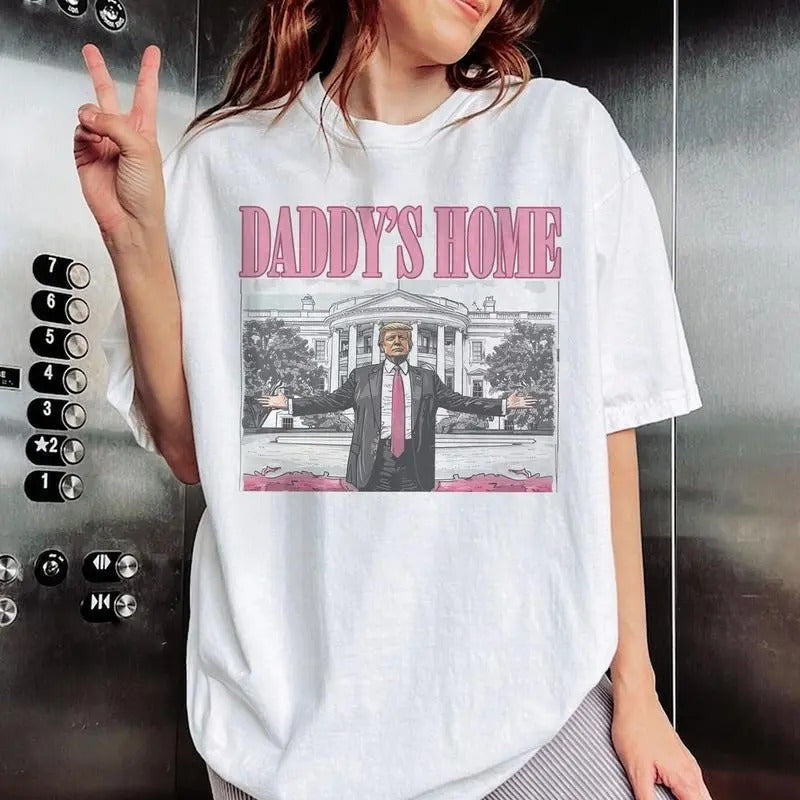 For Women, Daddy's Home shirt, Daddy's Unisex shirt, For Men Hoodie, Sweatshirt | UrbanDripWear.com
