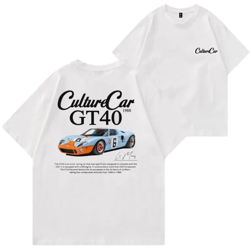 Ford GT40 Le Mans T-shirt, Hoodie, Sweater, Car Enthusiast Shirt, Car Clothing, 90's Car, Unisex, Vintage car shirt...