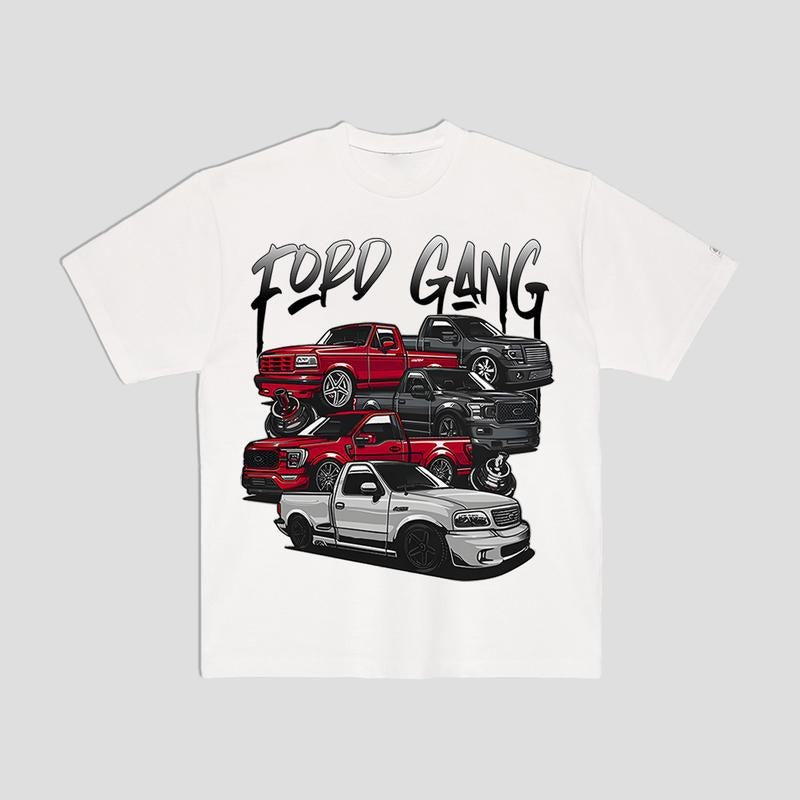 Ford Gang 1-Sided T-Shirt For Men For Women Hoodie, Sweatshirt | UrbanDripWear.com