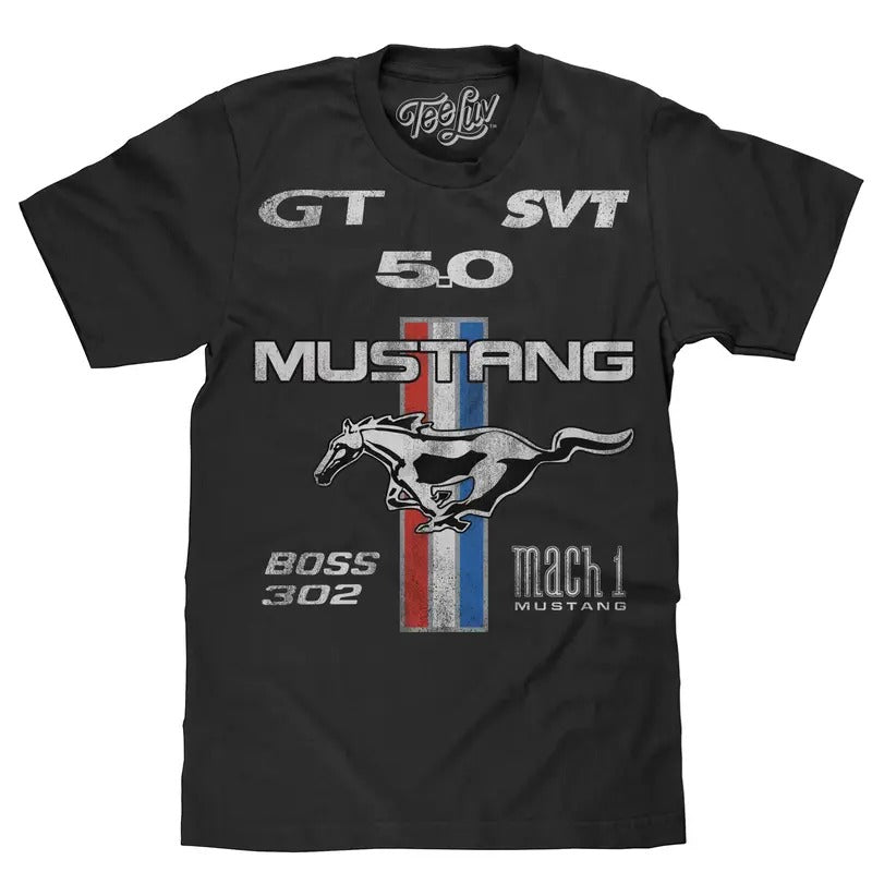 Ford Mustang Boss 302 T-Shirt - Black Hoodie, Sweatshirt | UrbanDripWear.com