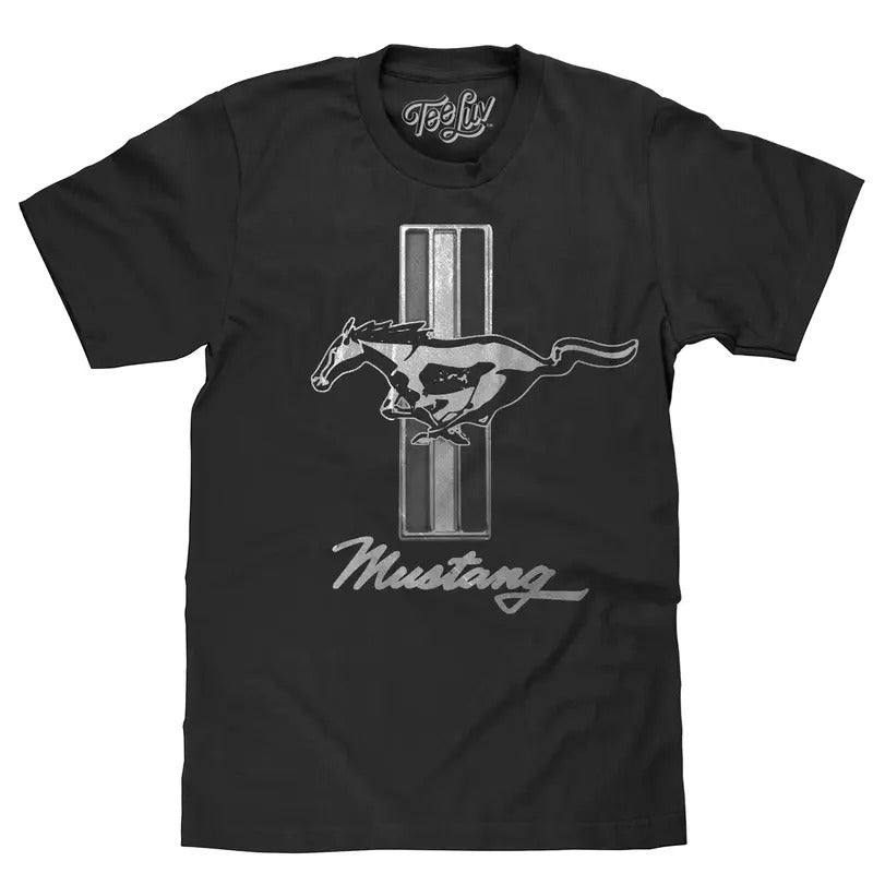 Ford Mustang Logo T-Shirt - Black Hoodie, Sweatshirt | UrbanDripWear.com
