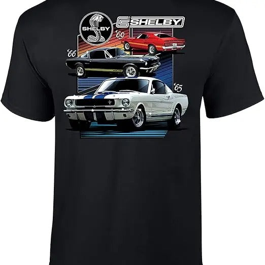 Ford Mustang Shelby T-shirt Various Shelby Models Classic Antique Garage Enthusiast Racing Race Hotrod Performance...