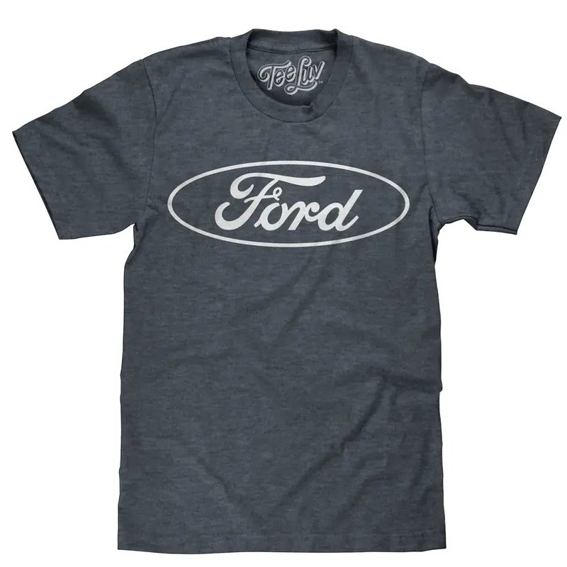 Ford Oval Logo T-Shirt - Indigo graphic tee Hoodie, Sweatshirt | UrbanDripWear.com
