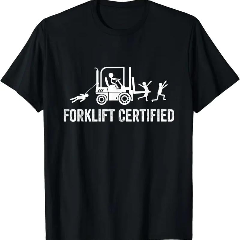 Forklift Certified Shirt, Funny Certified Forklift Operator T-Shirt Graphic tees Hoodie, Sweatshirt | UrbanDripWear.com