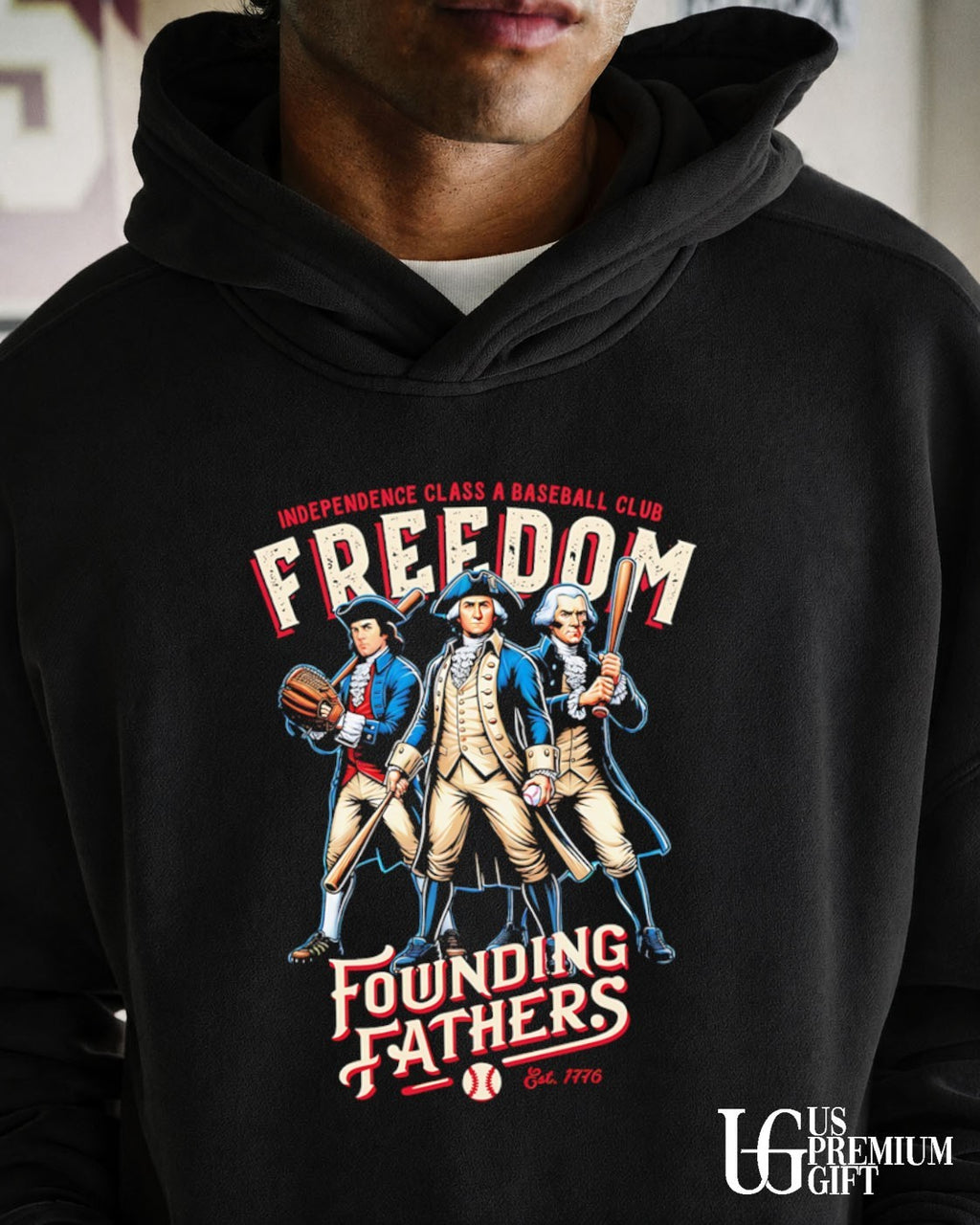 Founding Fathers Freedom Baseball Est 1776 shirt
