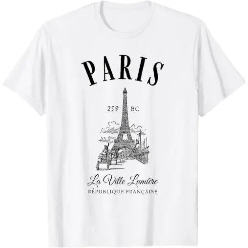 France Paris Eiffel Tower T-Shirt Made in USA Hoodie, Sweatshirt | UrbanDripWear.com