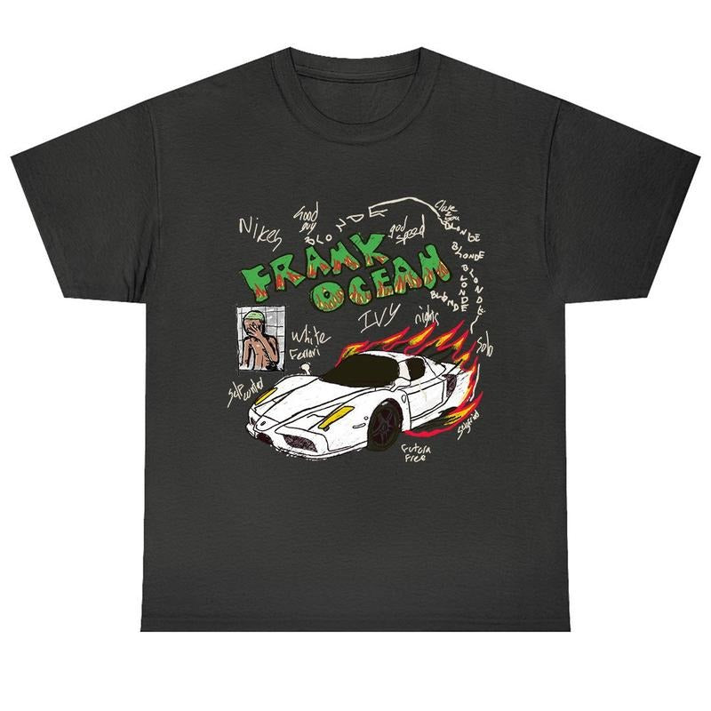 Frank Ocean BLOND ART Short Sleeve Shirt Classic Cotton Menswear Top Hoodie, Sweatshirt | UrbanDripWear.com
